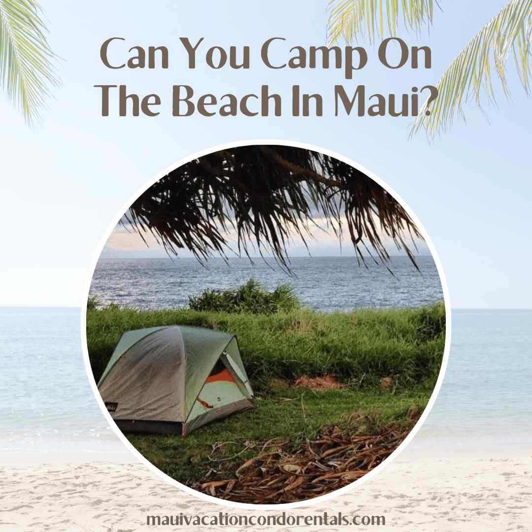 Can You Camp On The Beach In Maui?